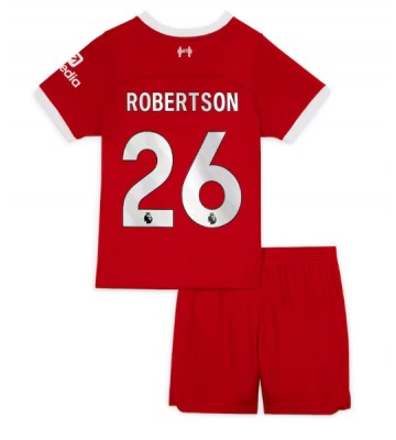 Liverpool Andrew Robertson #26 Replika Babytøj Hjemmebanesæt Børn 2023-24 Kortærmet (+ Korte bukser)